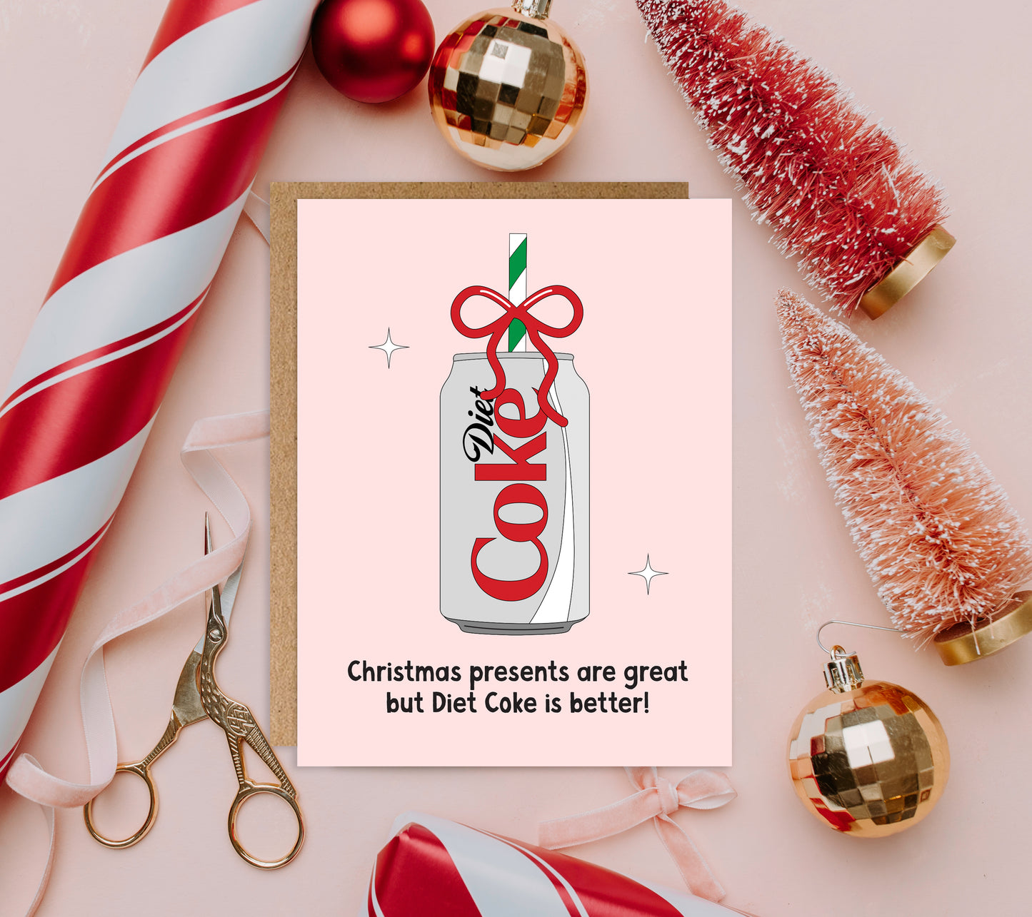 Diet Coke Christmas Card