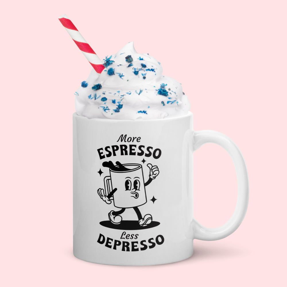 More Espresso Less Depresso Mug