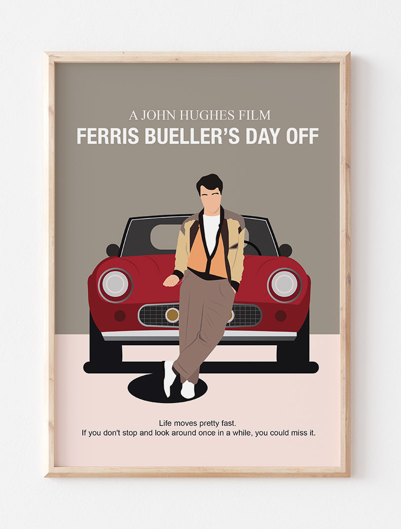 Ferris Bueller's Day Off Minimalist Print