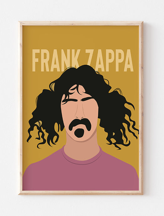 Frank Zappa Minimalist Print