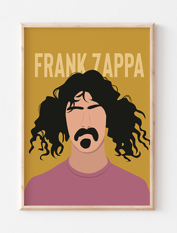 Frank Zappa Minimalist Print