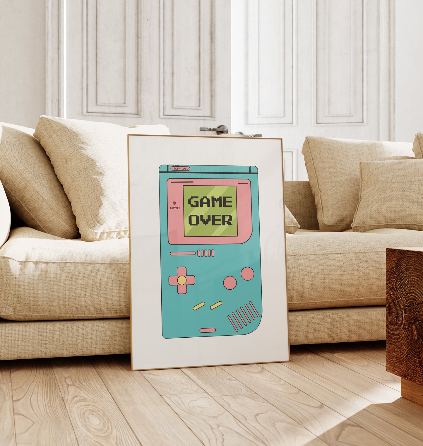 Gameboy Game Over Print