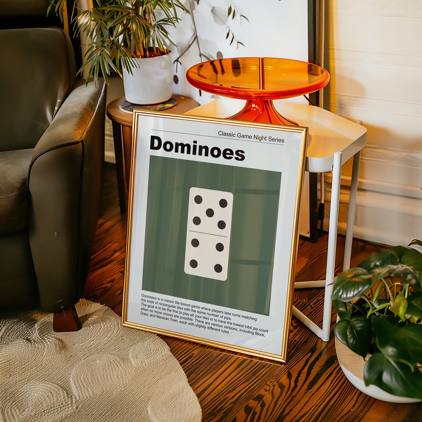 Dominoes Art Print