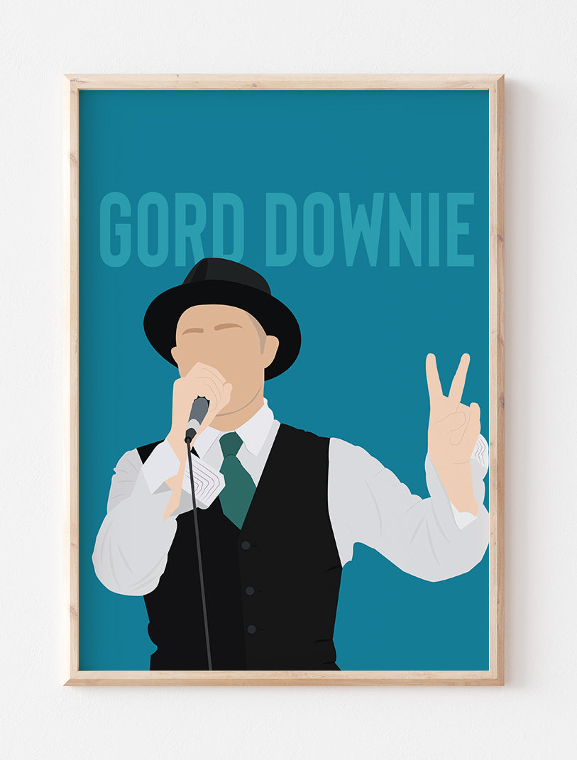 Gord Downie Minimalist Print