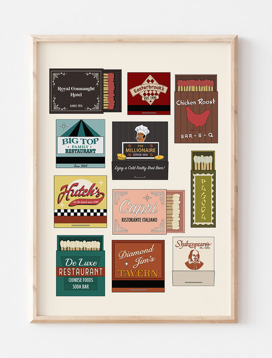 Vintage Hamilton Matchbooks