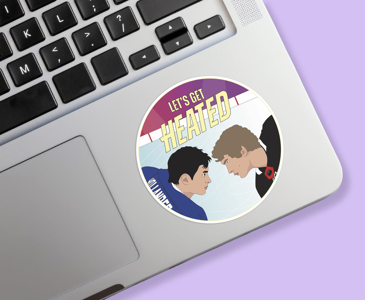 Let's Get Heated Sticker