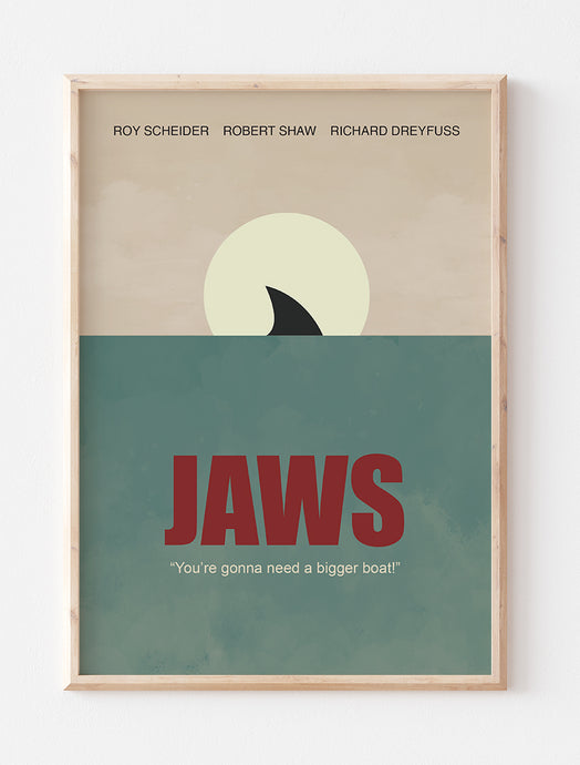 Jaws Minimalist Poster