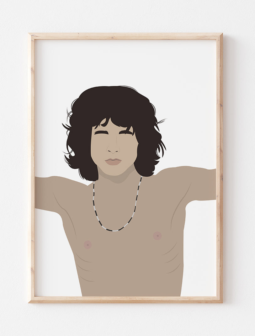 Jim Morrison Minimalist Print