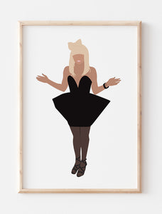 Lady Gaga Minimalist Print