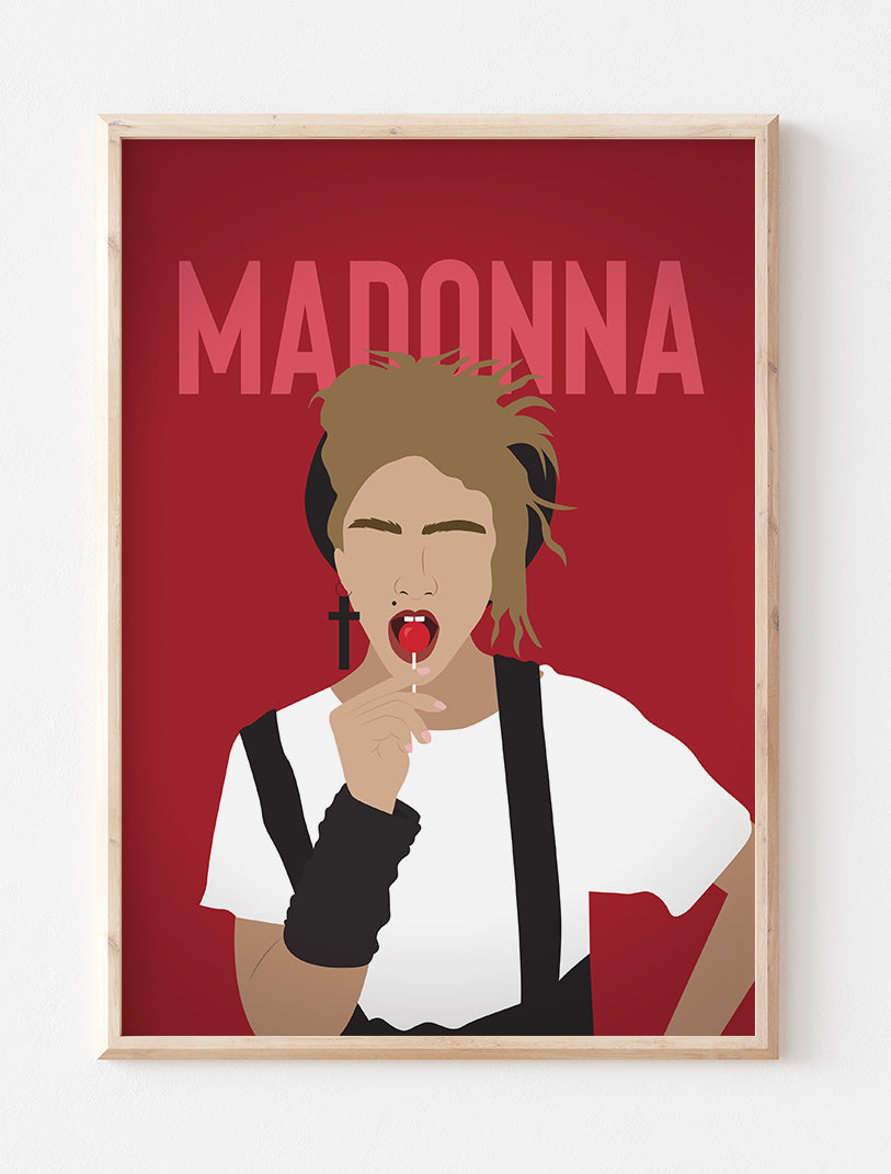 Madonna Minimalist Print