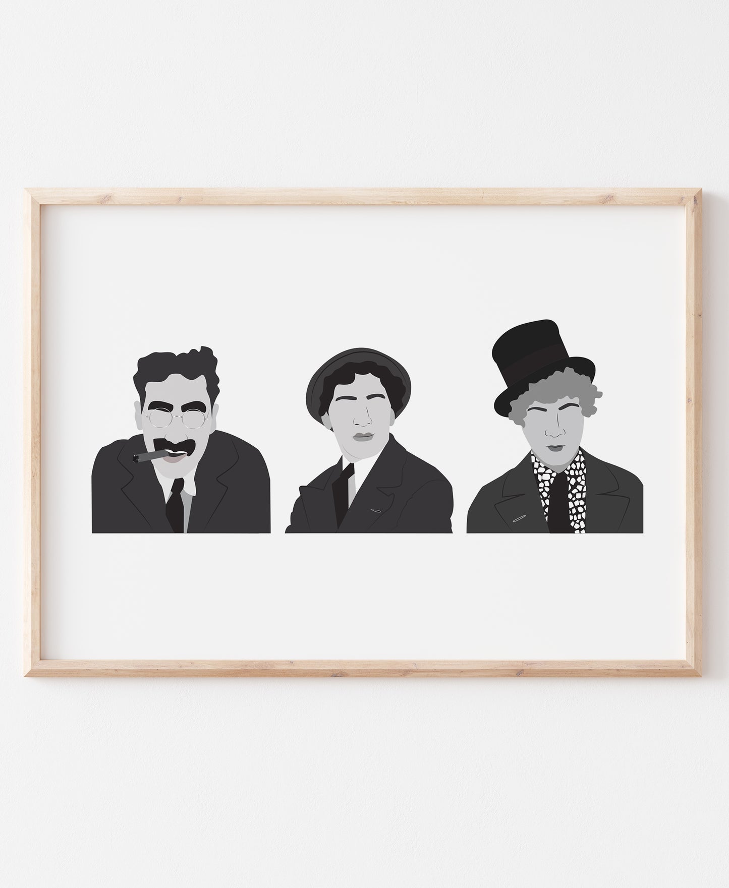 Marx Brothers Minimalist Print