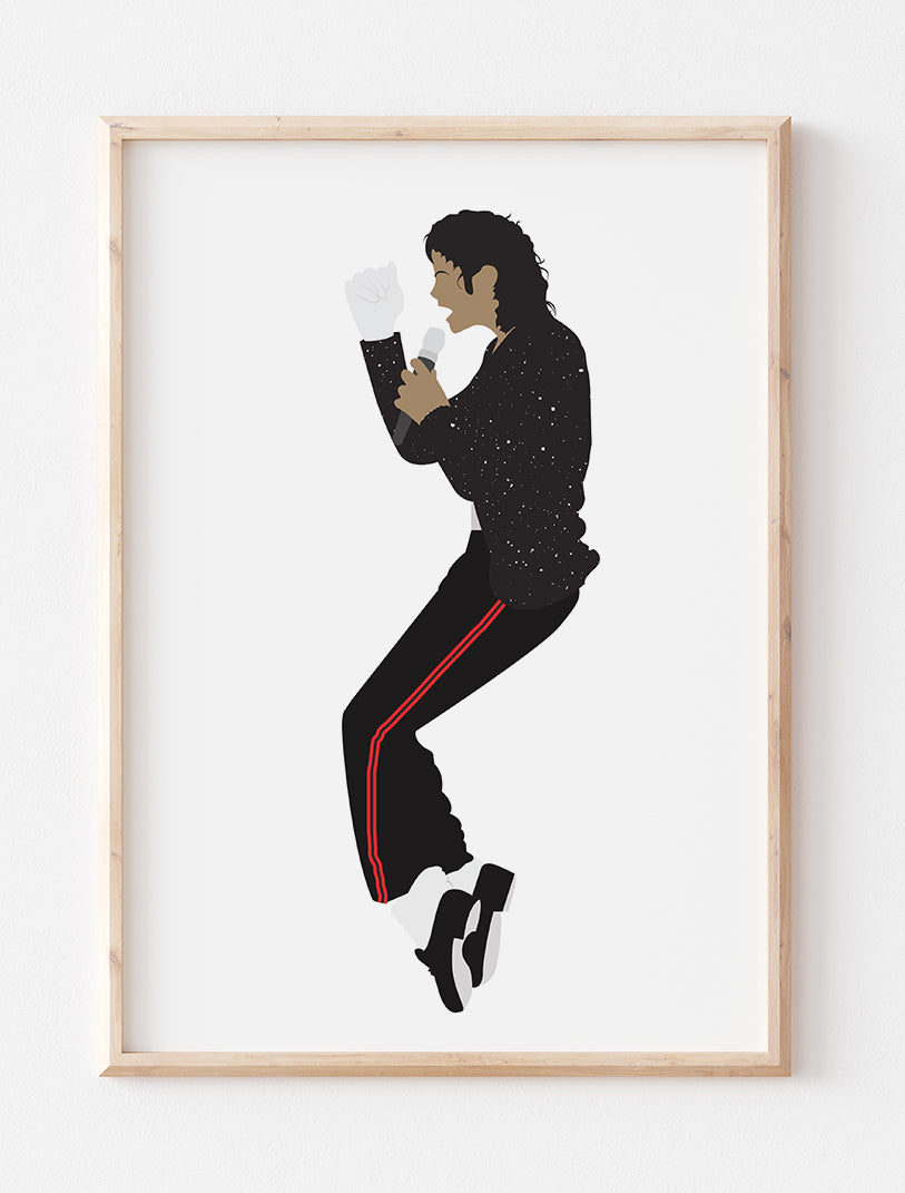 Michael Jackson Minimalist Print