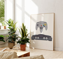 Game Console - N64 Art Print