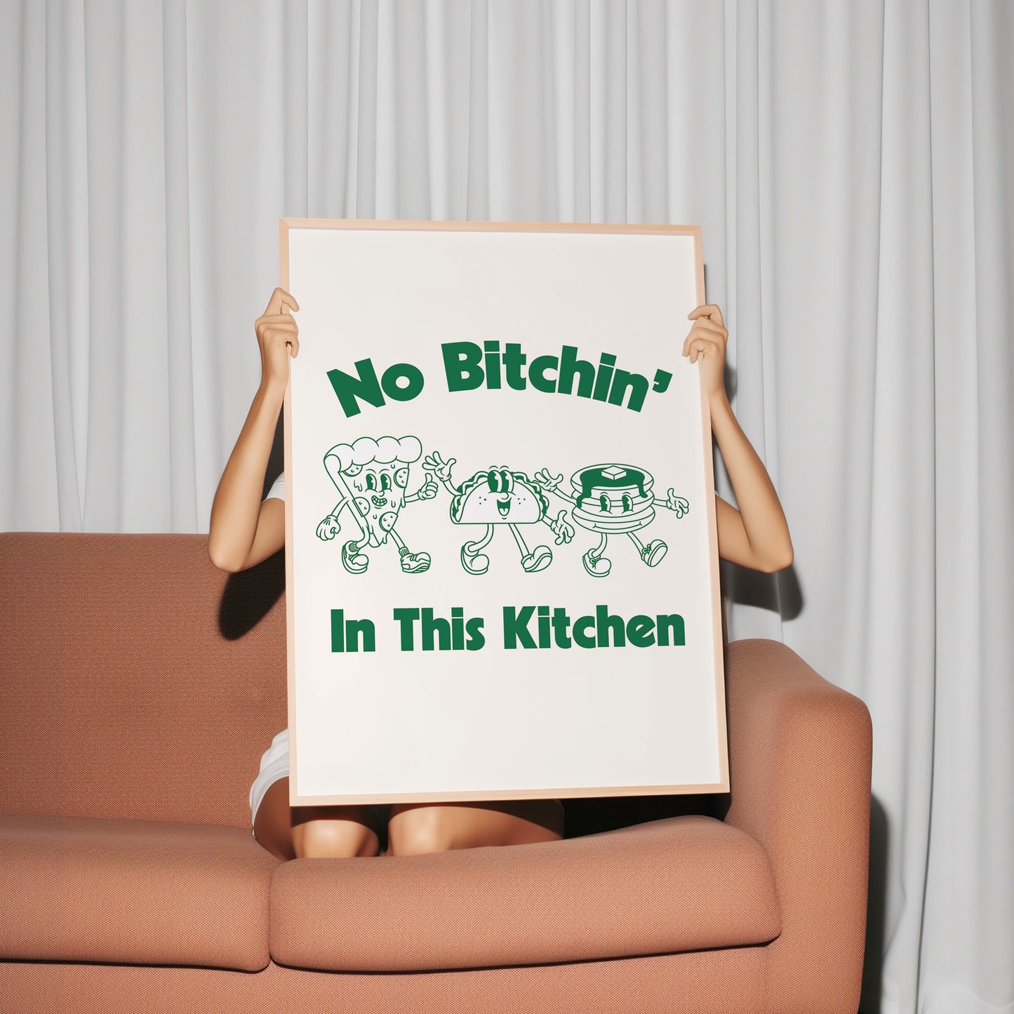 No Bitchin' in this Kitchen - Art Print
