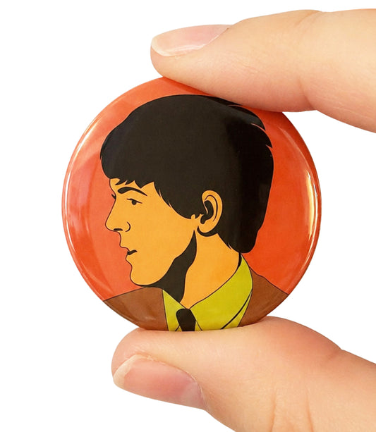 Paul McCartney Pin Button