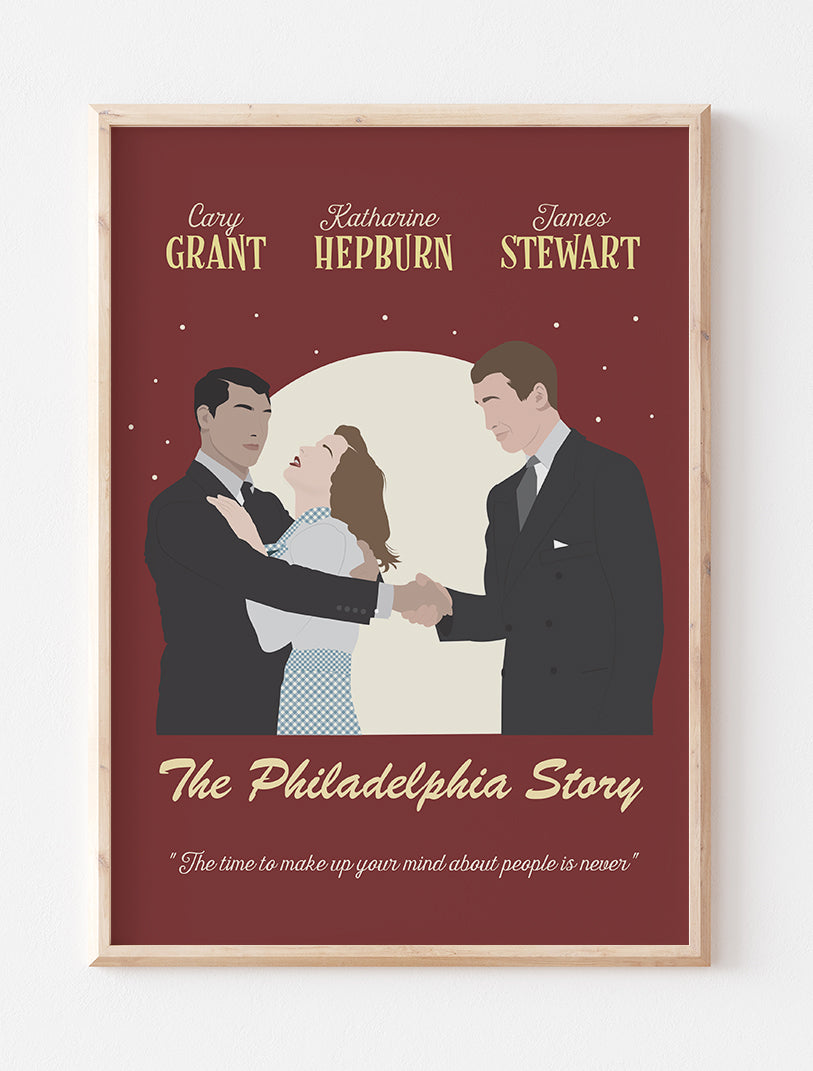 The Philadelphia Story Minimalist Poster