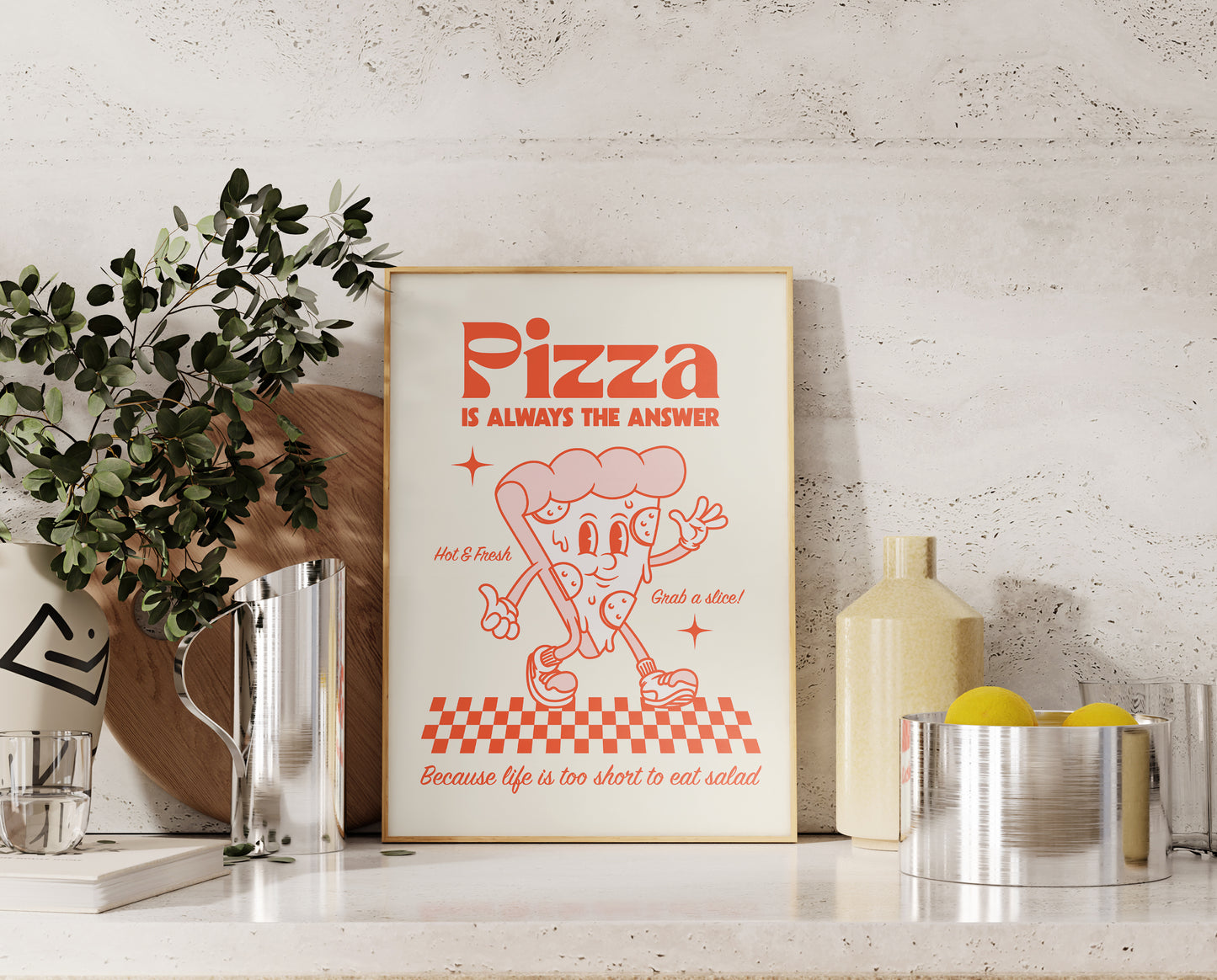 Pizza is Always the Answer Print
