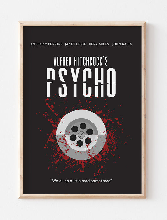 Psycho Minimalist Movie Poster