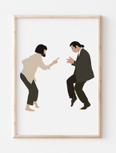 Pulp Fiction Minimalist Print (Dance Scene)