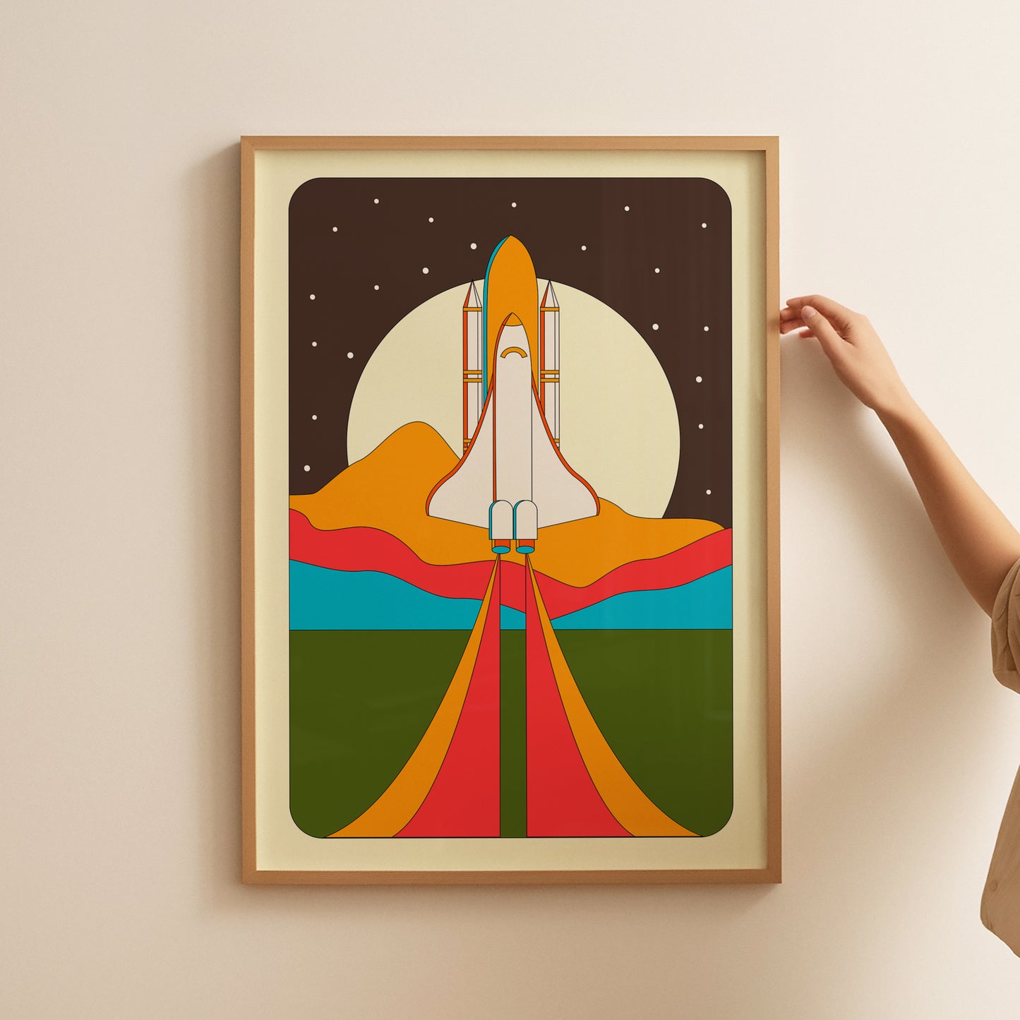 NASA Space Shuttle Launch Print