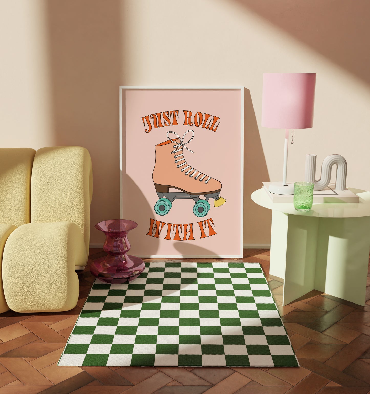 Just Roll With It - Art Print