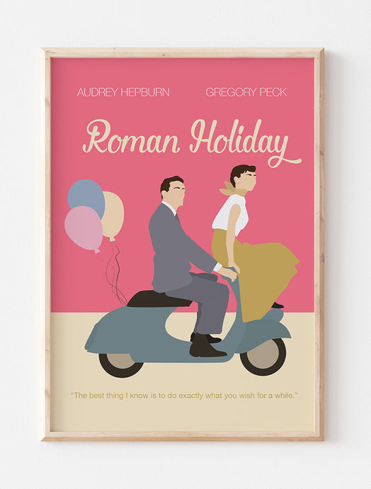 Roman Holiday Minimalist Poster