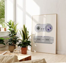 Game Console - SNES Art Print