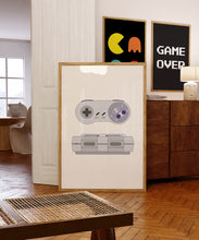 Game Console - SNES Art Print