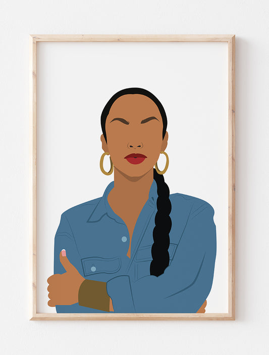Sade Minimalist Print