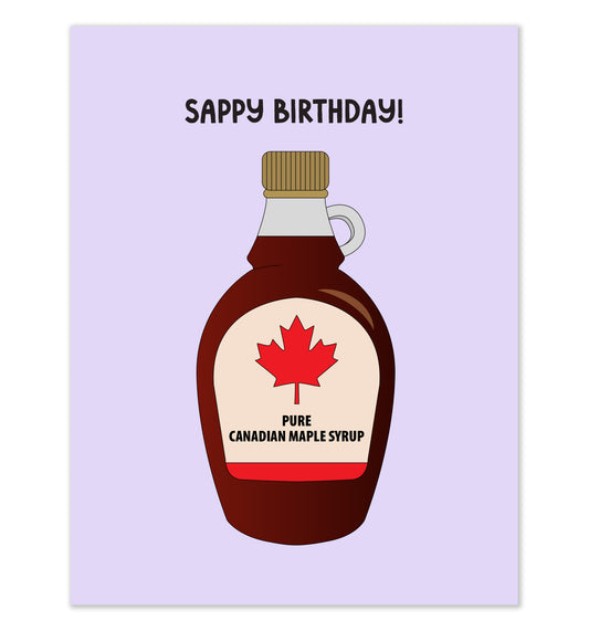 Sappy Birthday Card
