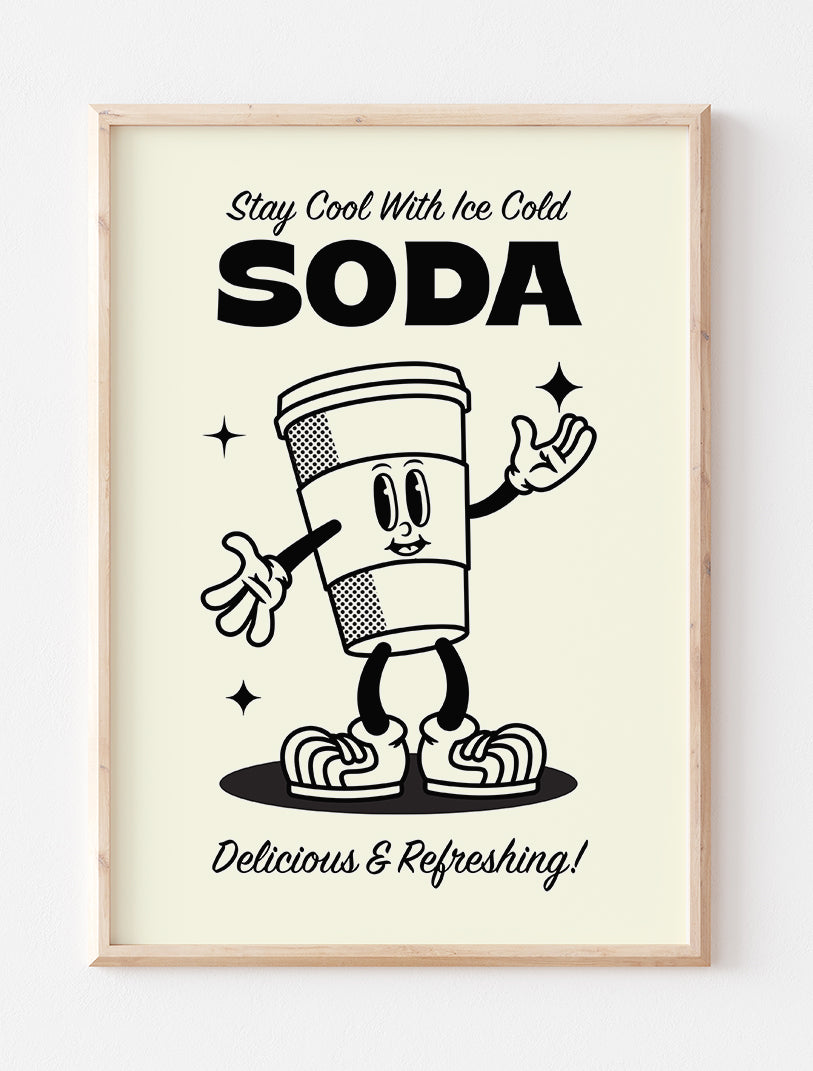 Stay Cool with Ice Cold Soda!