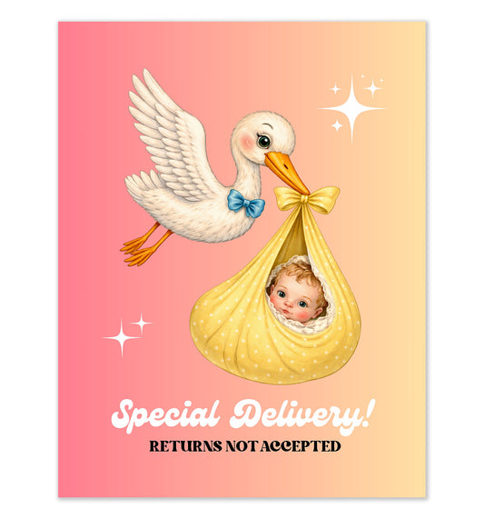 Special Delivery New Baby Card