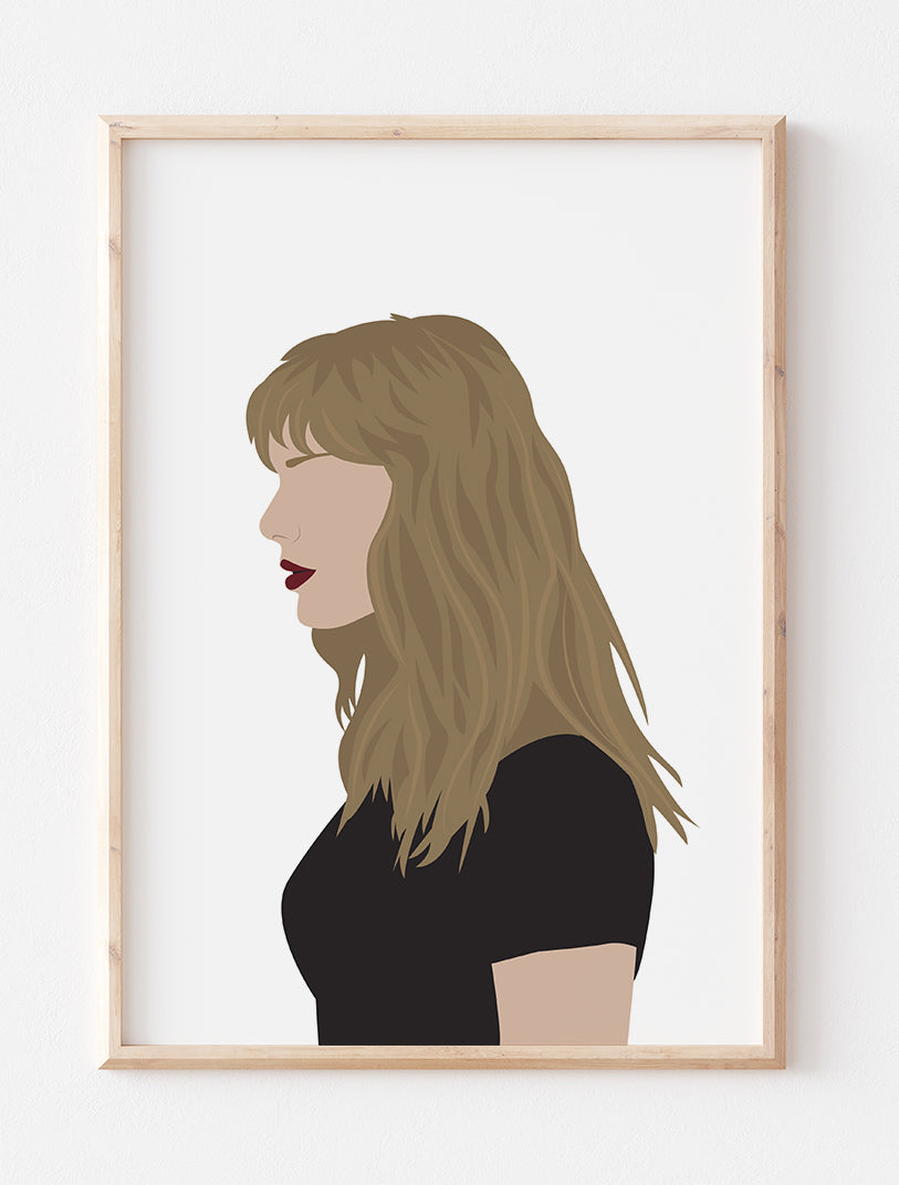 Taylor Swift Minimalist Print