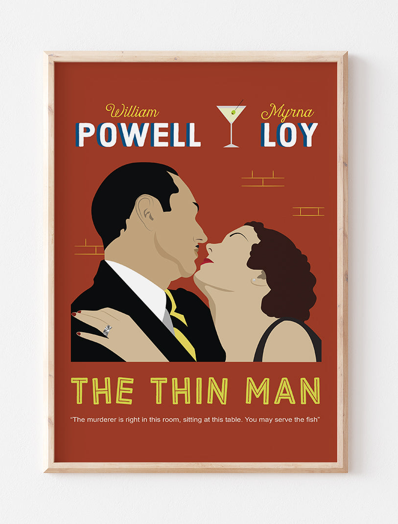 The Thin Man Minimalist Poster