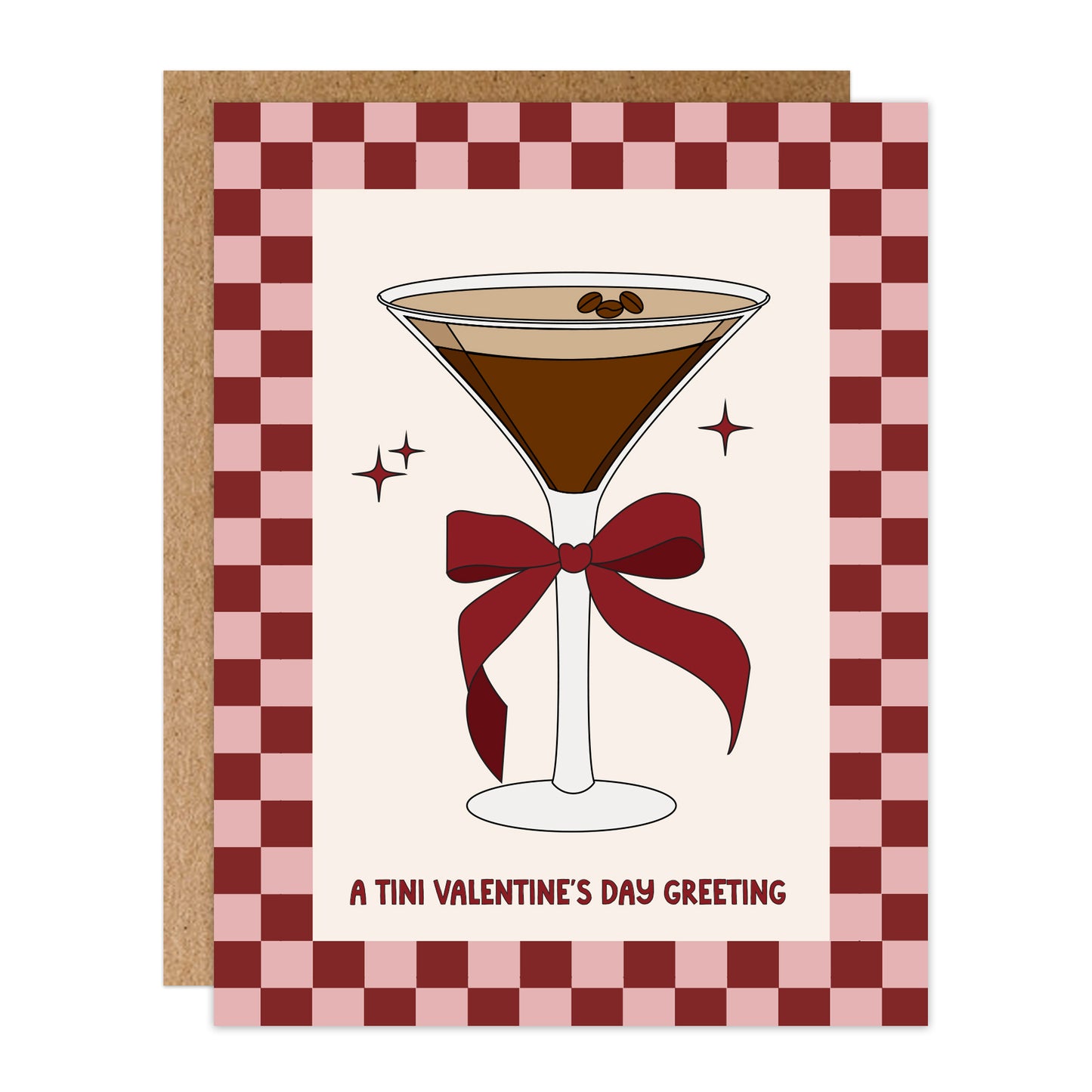 Espresso Martini Valentine's Card