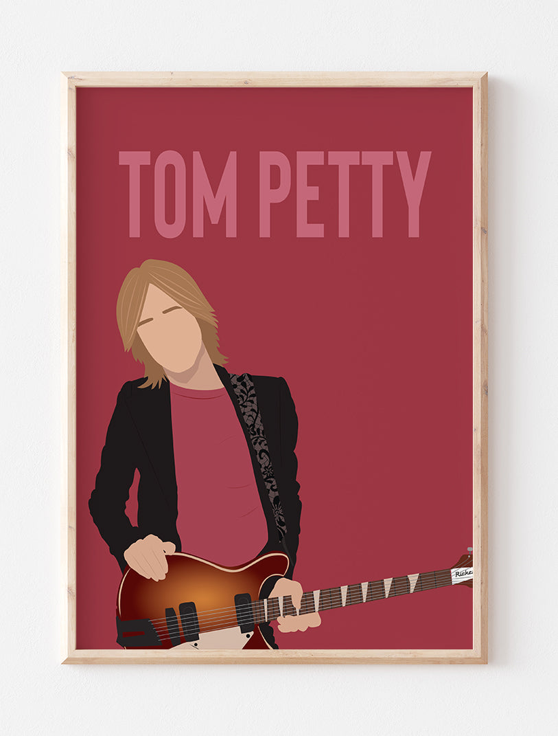 Tom Petty Minimalist Print 2