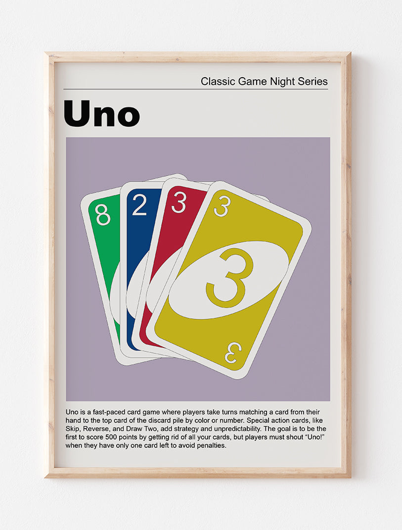 Uno Art Print