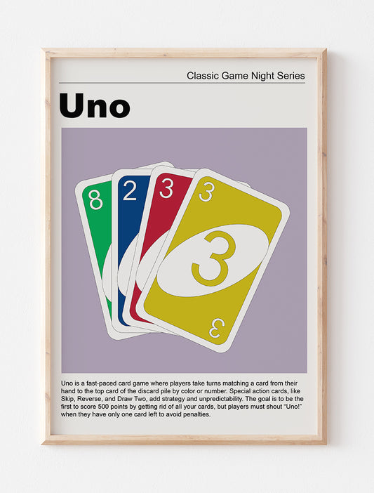 Uno Art Print