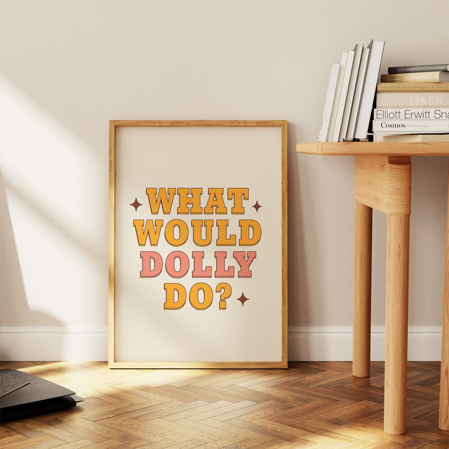 What Would Dolly Do? Art Print