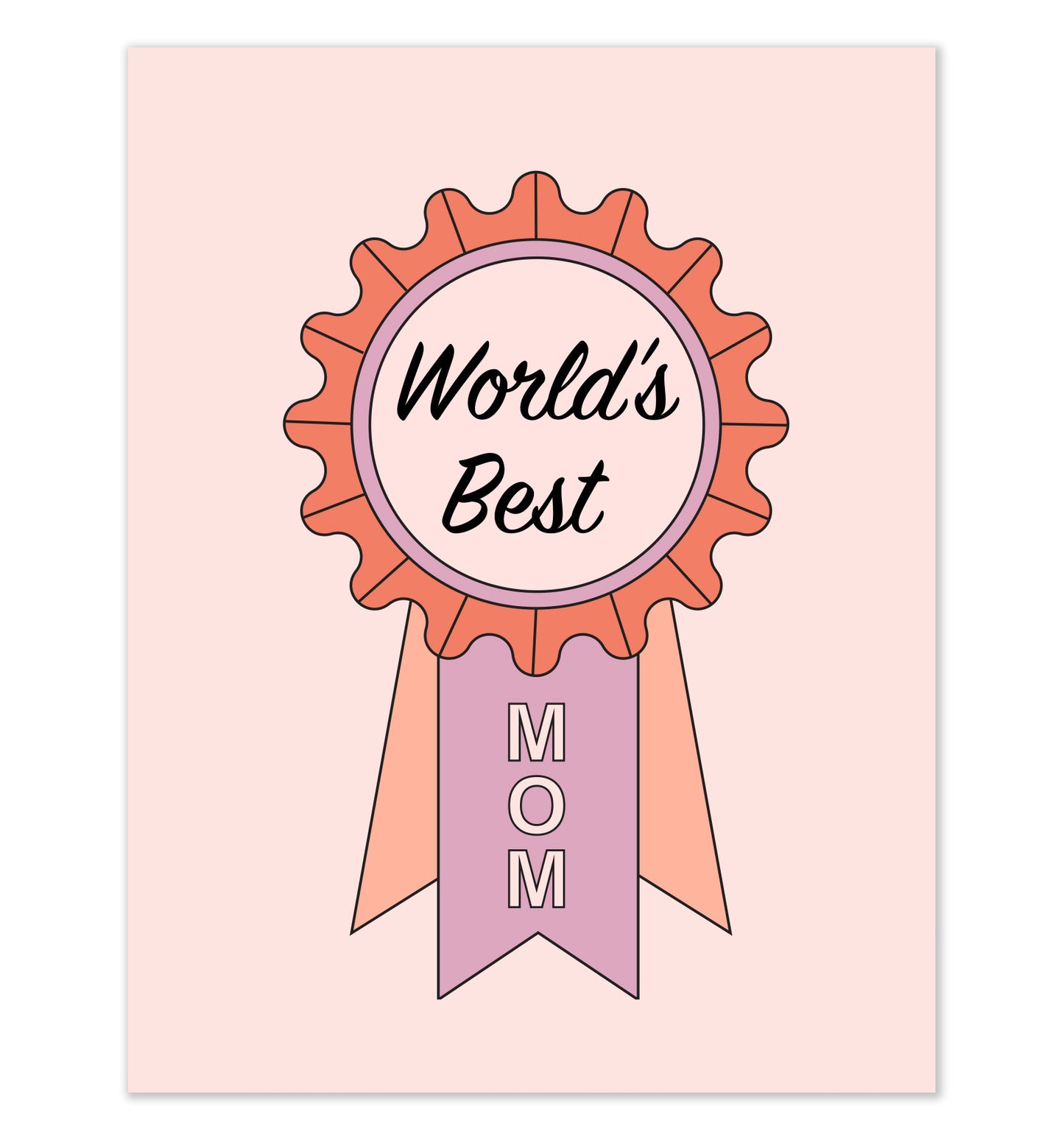 World's Best Mom Card