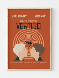Vertigo Minimalist Movie Poster