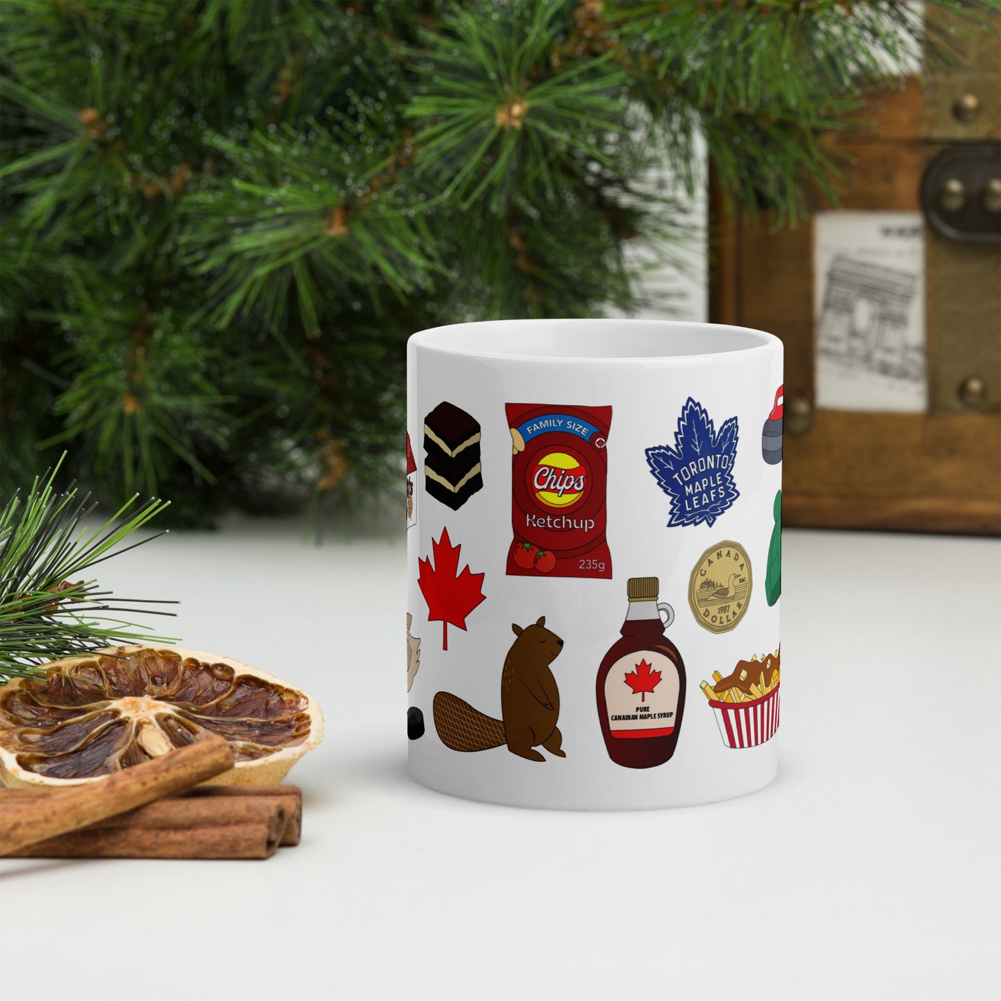 Canadian Favourites Mug (Maple Leafs)