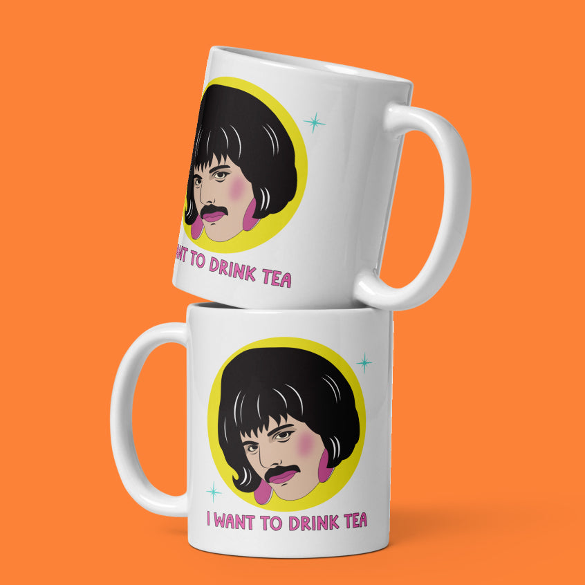 Freddie I want to Drink Tea Mug