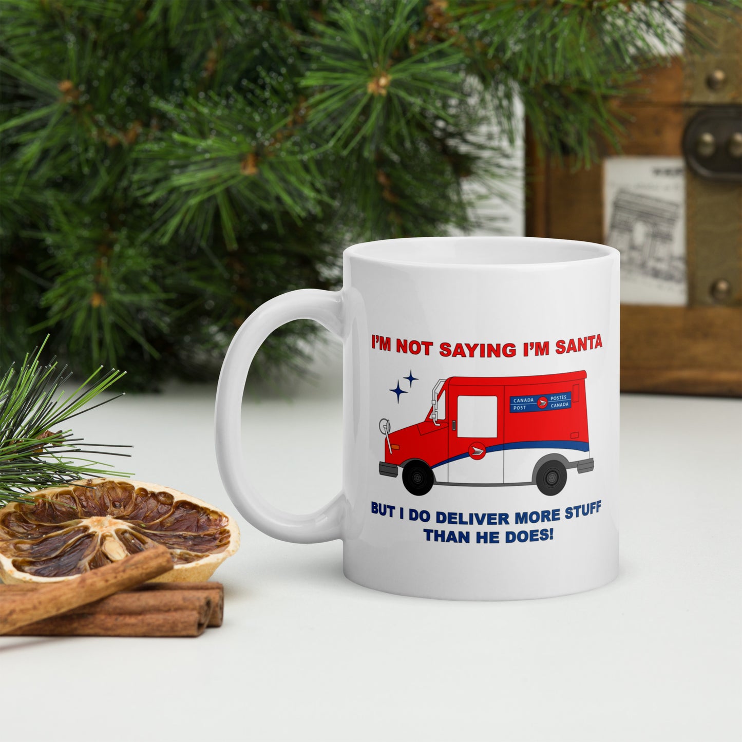 Canada Postal Worker Santa Mug
