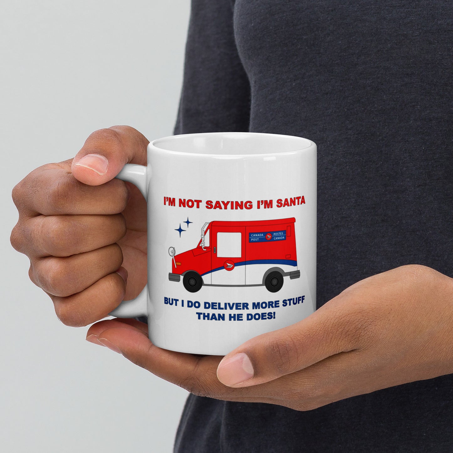 Canada Postal Worker Santa Mug