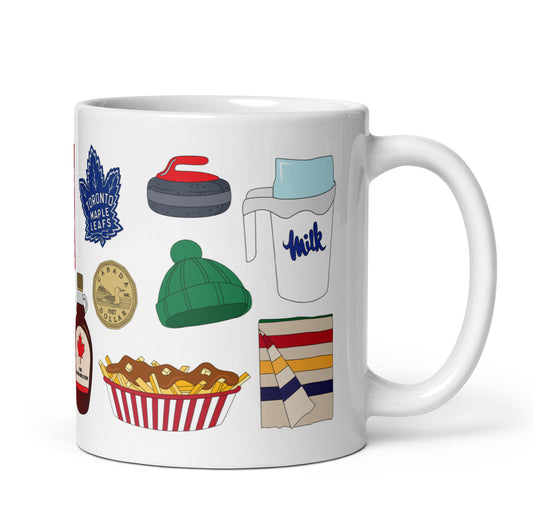 Canadian Favourites Mug (Maple Leafs)