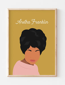 Aretha Franklin Print