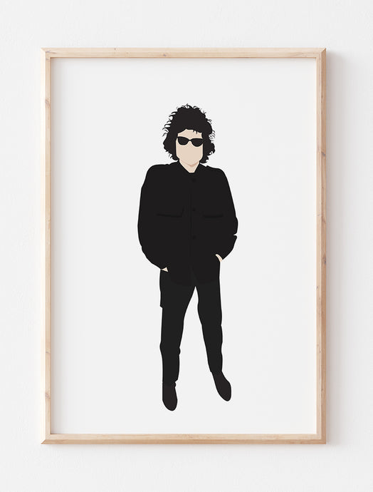 Bob Dylan Minimalist Art Print 1