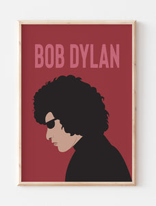 Bob Dylan Minimalist Art Print 2