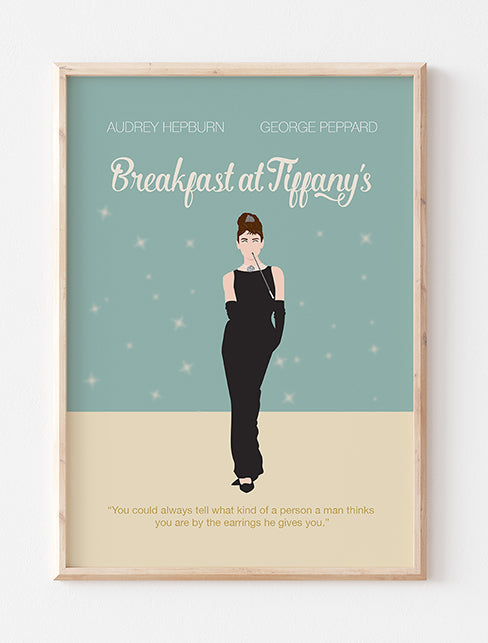Breakfast at Tiffany's Minimalist Poster